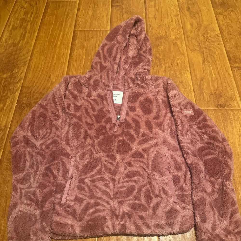 Abercrombie Kids Fuzzy Pink Jacket